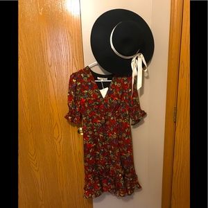 Kora Floral Printed Midi Dress